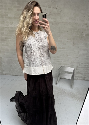 Mollie top Ecru Skall Studio 